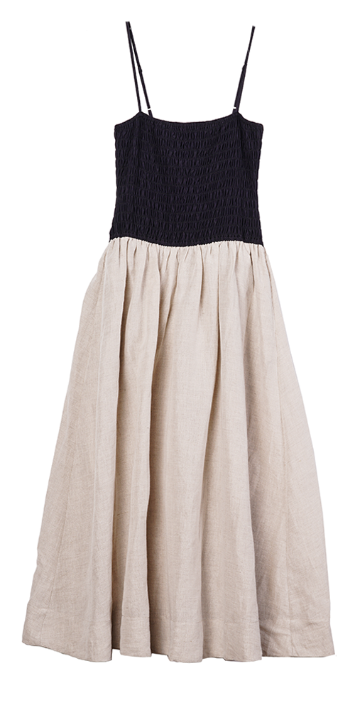 Mael Dress Oatmeal Linen