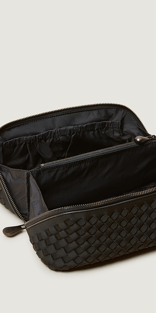 Caravan Medium Cosmetic Case Onyx