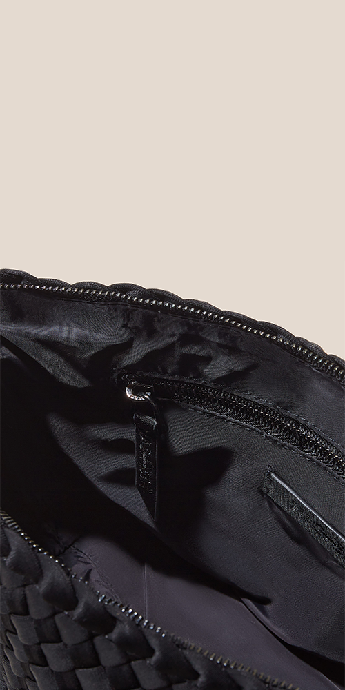Portofino Medium Cosmetic Pouch Onyx
