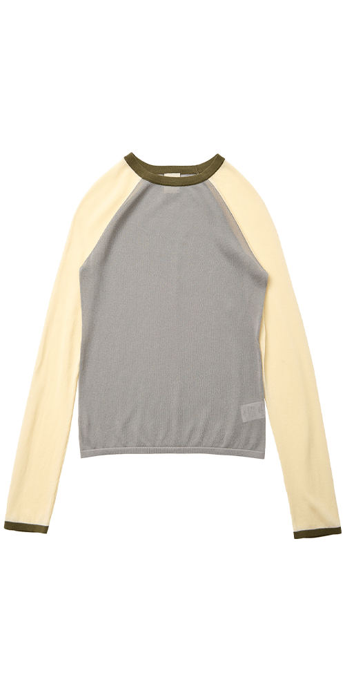 FIND ME NOW Mirinae Raglan Top Matcha Mel | Maison Rogue