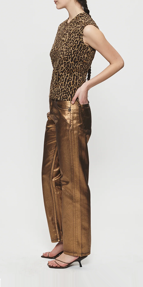 Double-V Vest Leopard