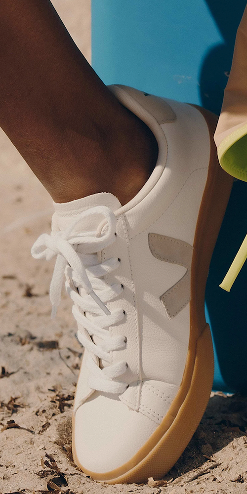 Campo Leather Sneakers White Natural