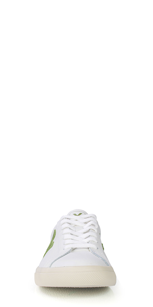 Esplar Leather Sneakers White Kiwi