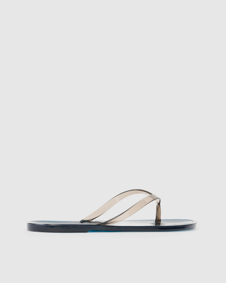 Crystal Flip Flop Sandal Navy/Black