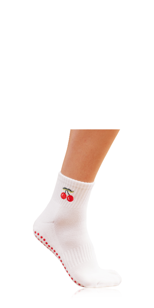 Very Cherry Grip Socks