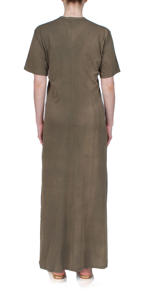 Sunbleached Draped Dress Army