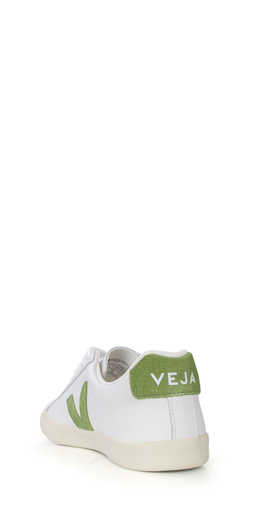 Esplar Leather Sneakers White Kiwi