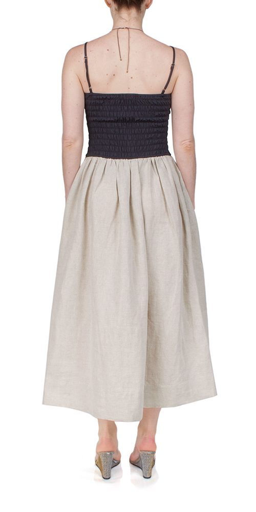 Mael Dress Oatmeal Linen