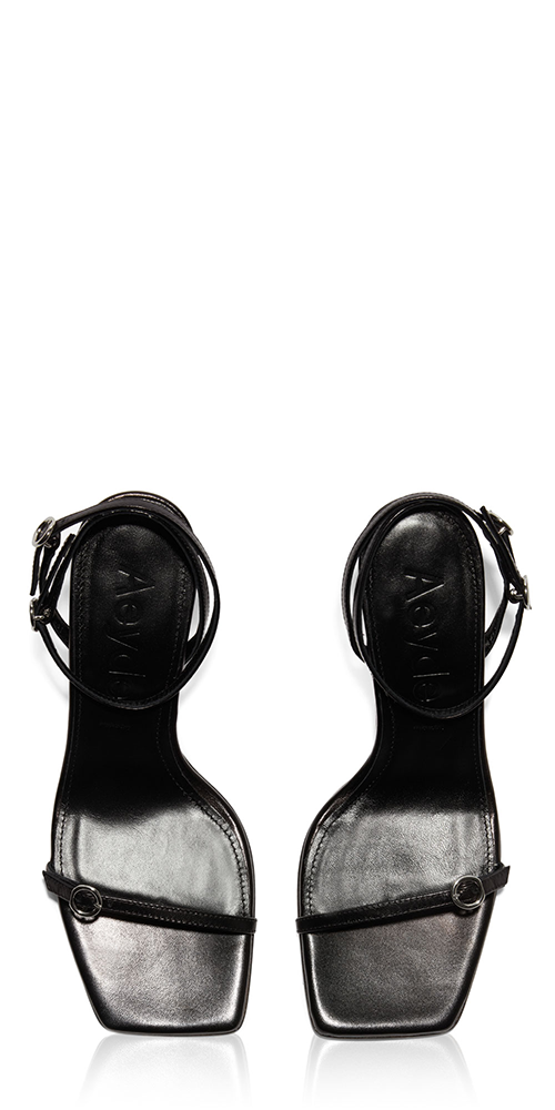 Hallie Leather Heeled Sandals