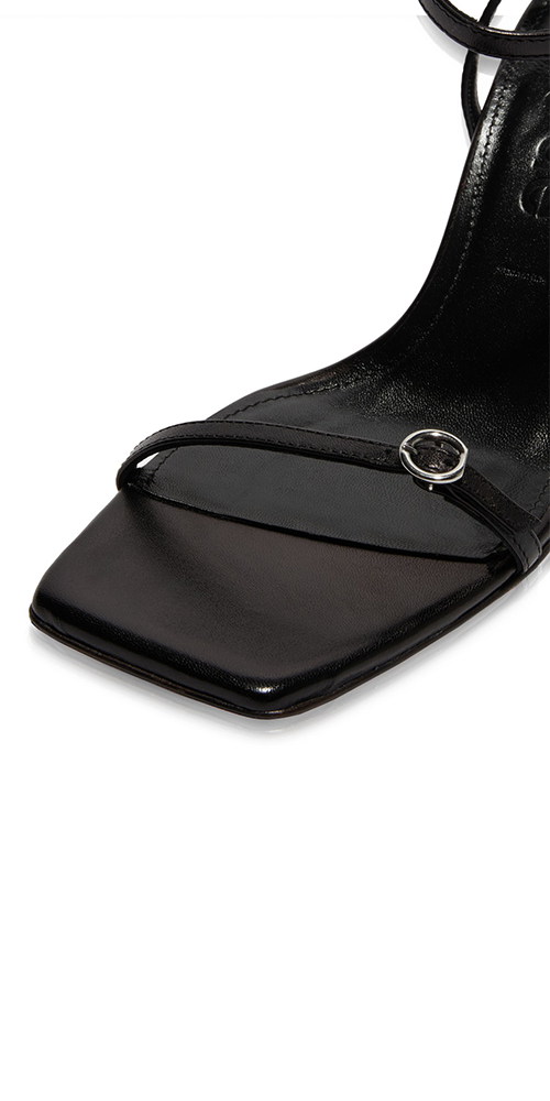 Hallie Leather Heeled Sandals