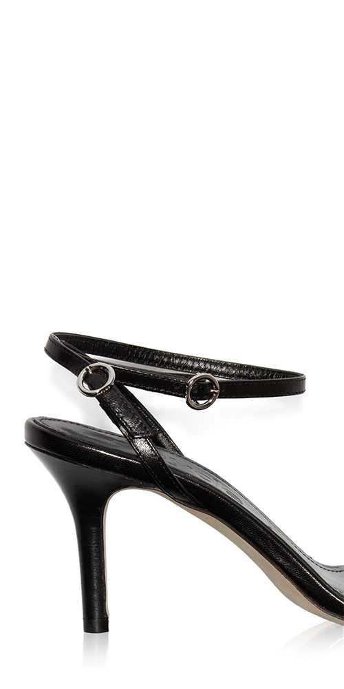 Hallie Leather Heeled Sandals