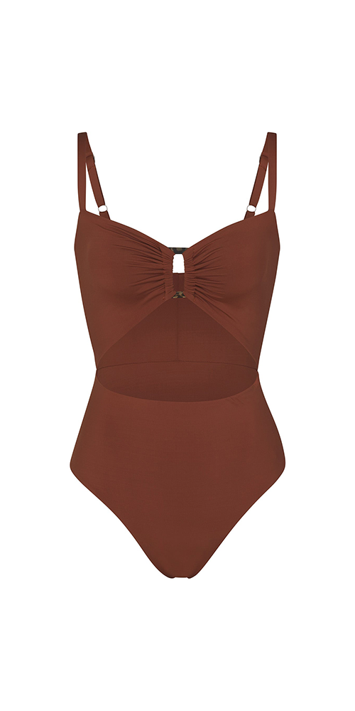 Tortoise Cutout One-Piece