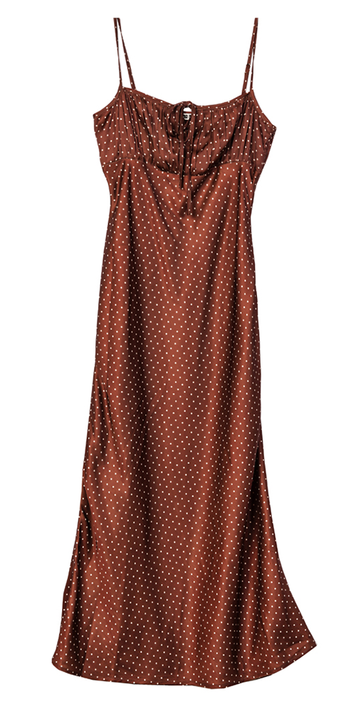 Leo Satin Midi Dress Siena