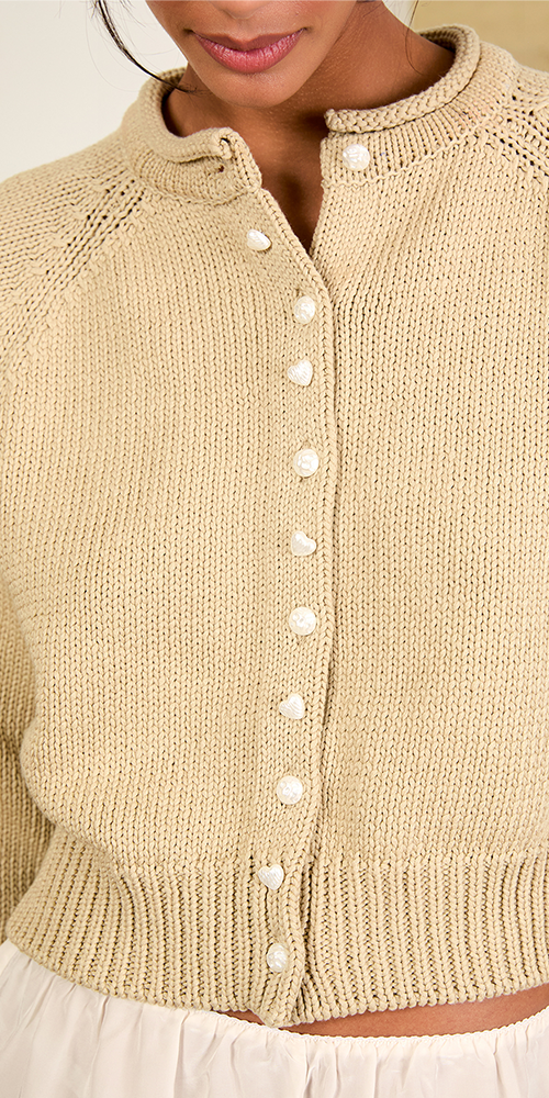Coletti Cardigan Khaki