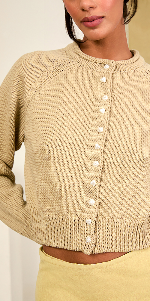 Coletti Cardigan Khaki