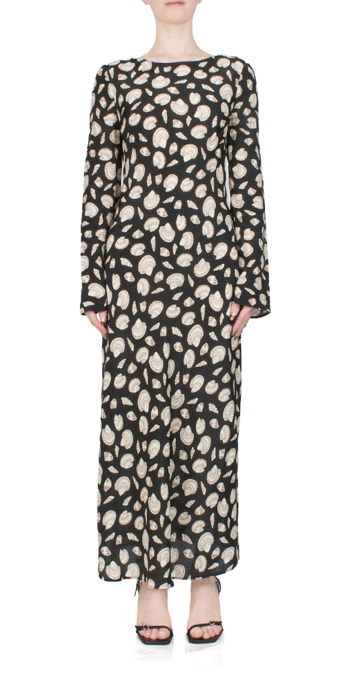 Gaia Long Sleeve Midi Dress