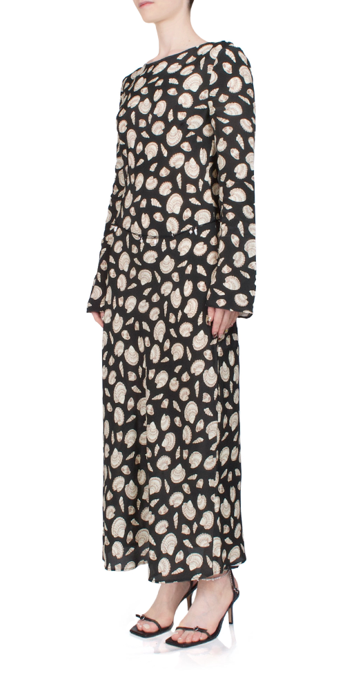 Gaia Long Sleeve Midi Dress