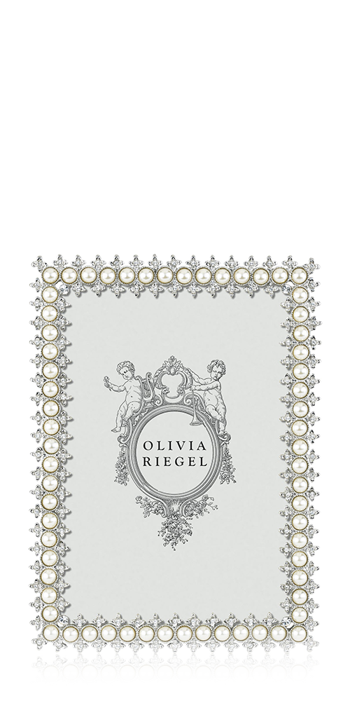 Crystal &amp; Pearl Picture Frame