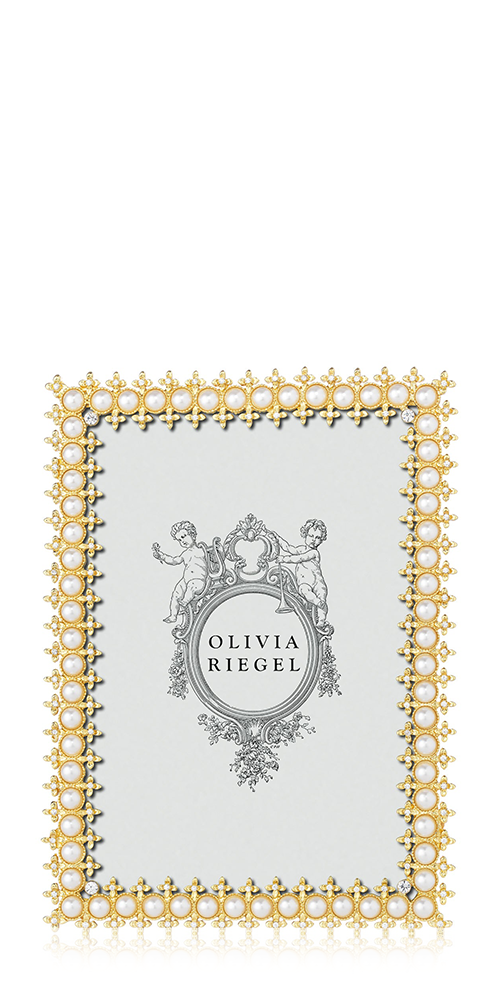Crystal &amp; Pearl Picture Frame