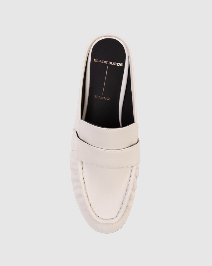 Gabby Loafer Mule Coconut