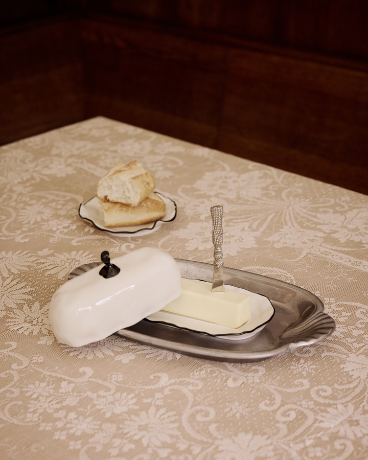 Ribbon Butter Dish