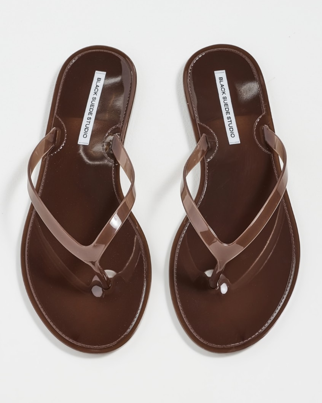 Crystal Flip Flop Sandal Chestnut