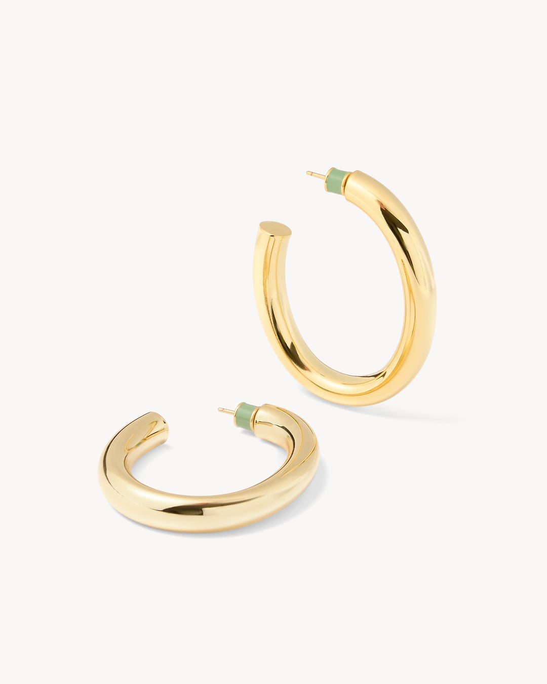 Perfect Oval Hoops Gold
