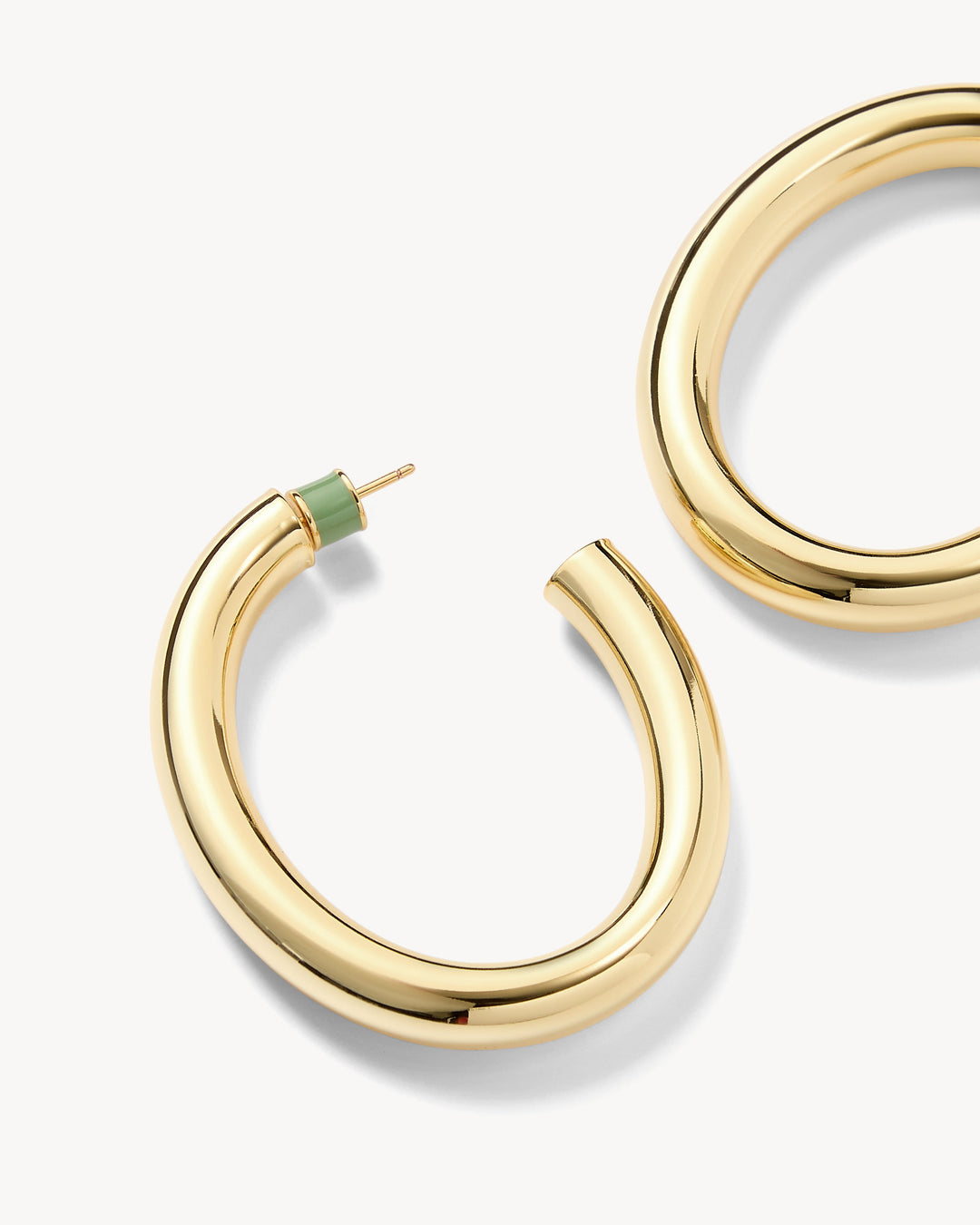 Perfect Oval Hoops Gold