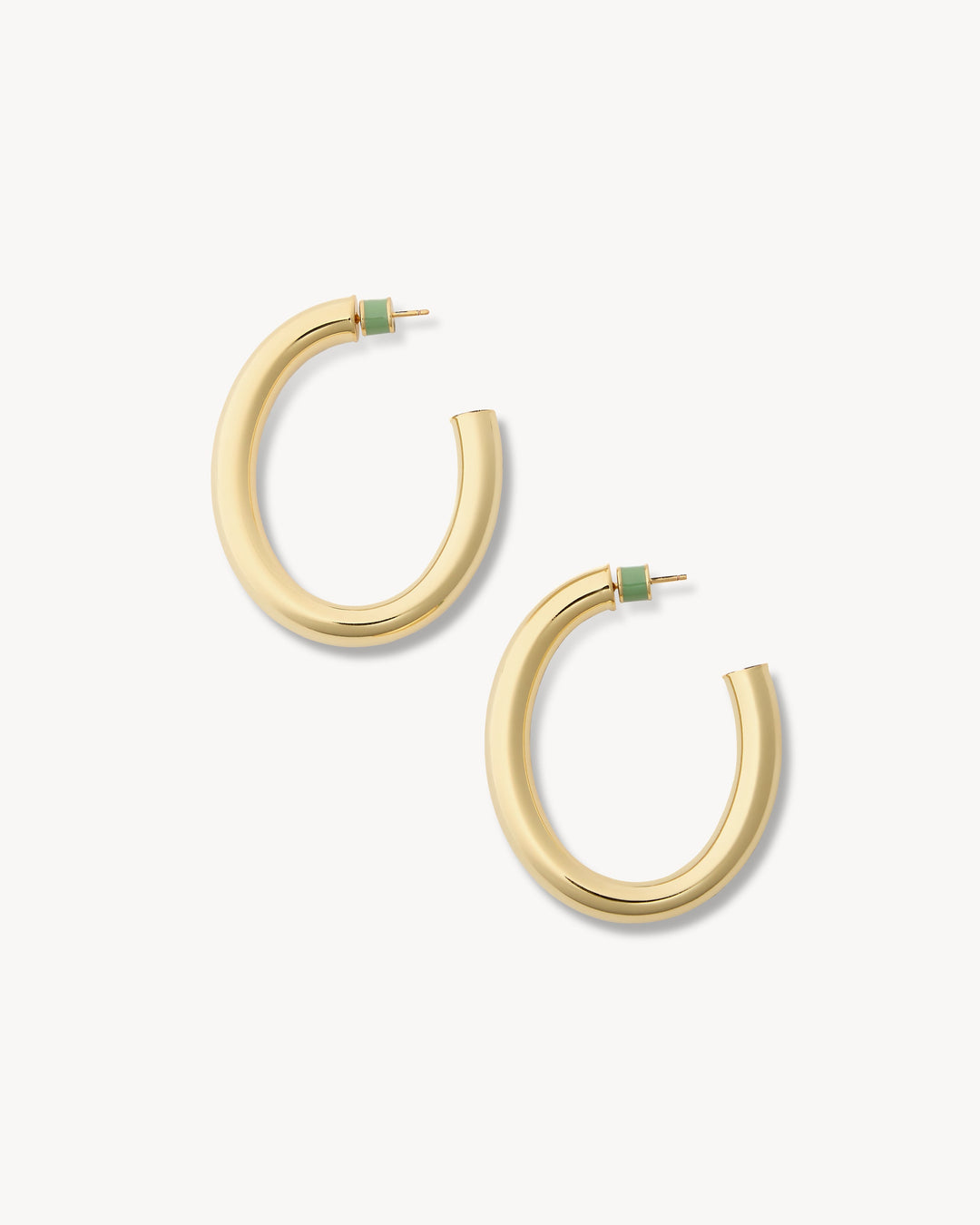 Perfect Oval Hoops Gold