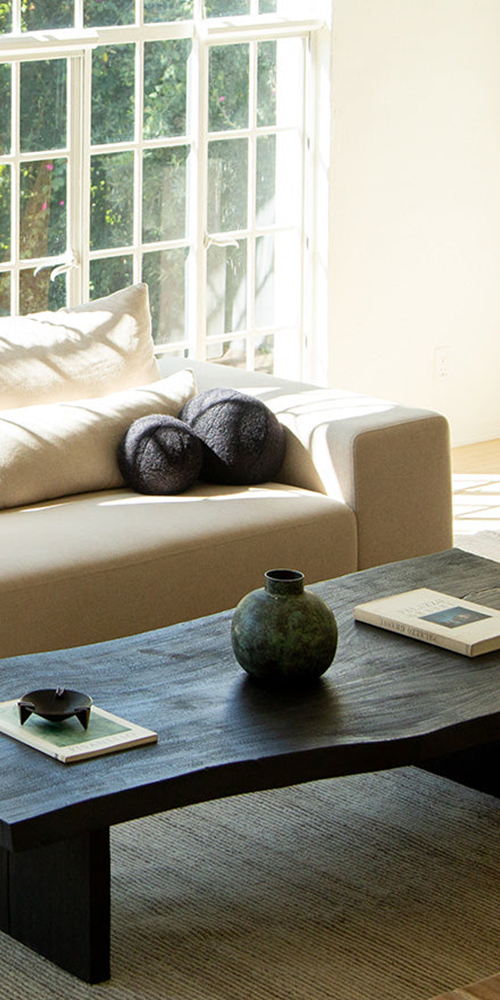Teddy Sphere Pillow - Black