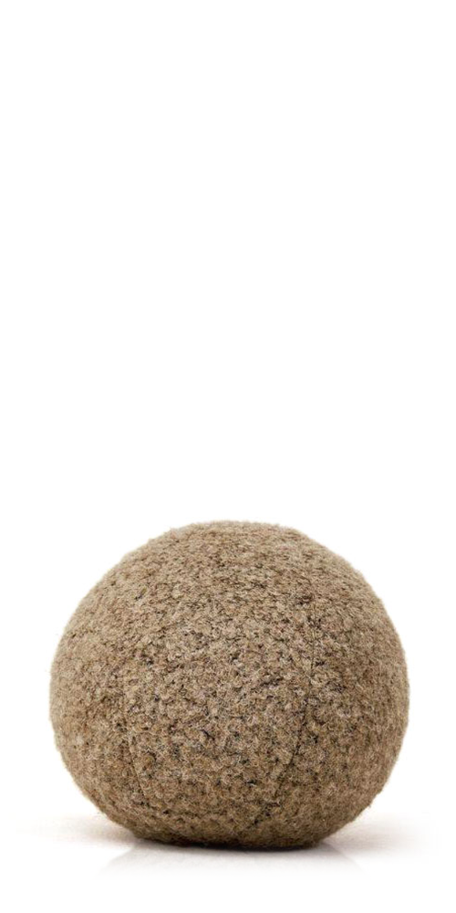 Teddy Sphere Pillow - Mushroom