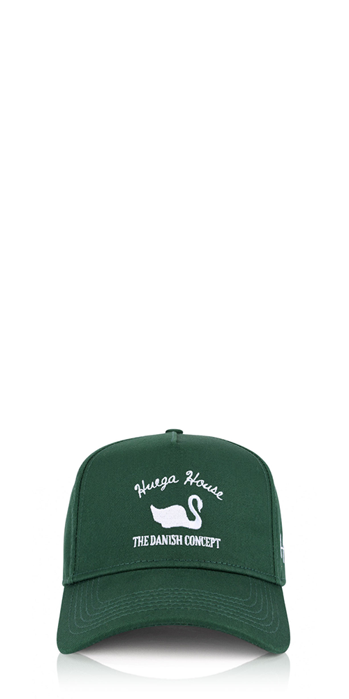 Vintage Swan | Forest Green Hat