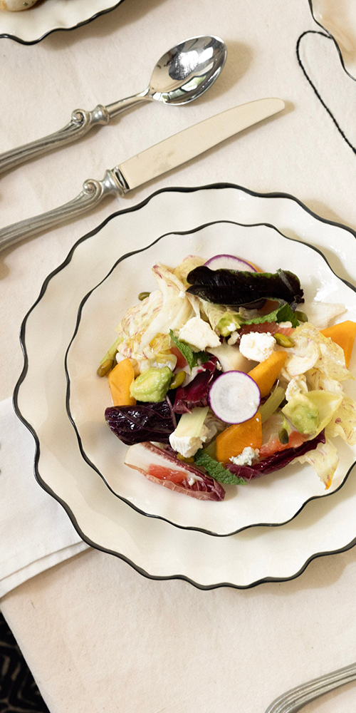Ribbon Salad Plate