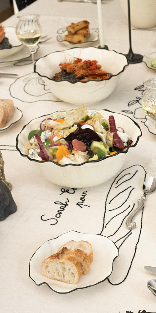 Ribbon Serving Bowl