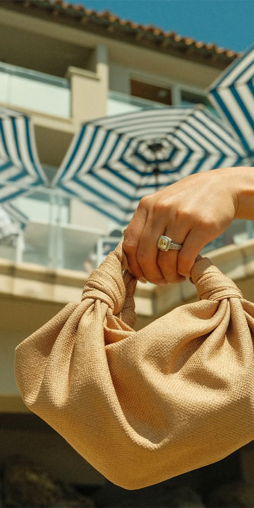 Knot Bag Raffia