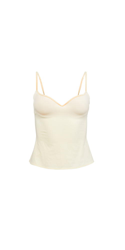 Jersey Built-In Bra Cami Buttercup