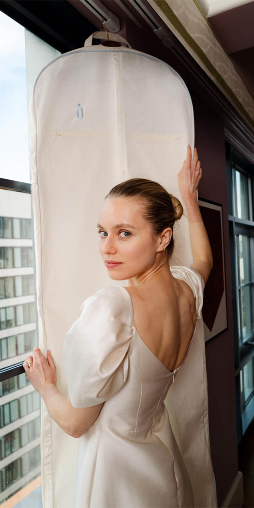 Bridal Garment Bag Ivory