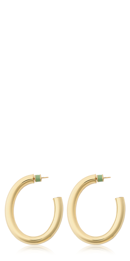 Perfect Oval Hoops Gold