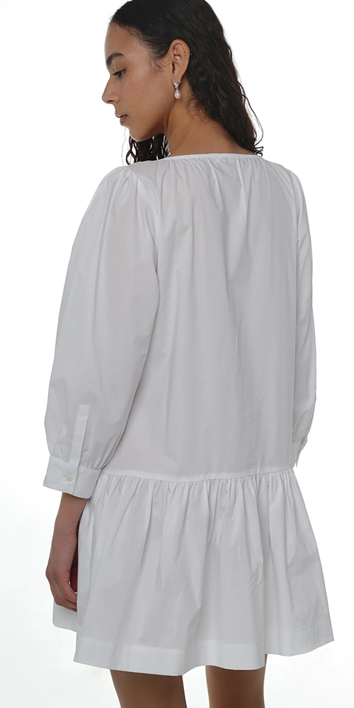 Delia Dress White