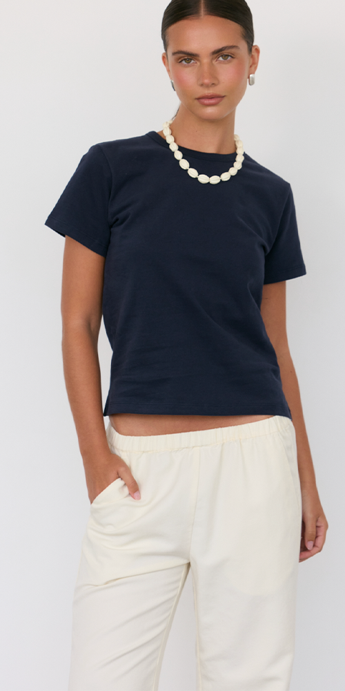 Reese Tee Navy Blue