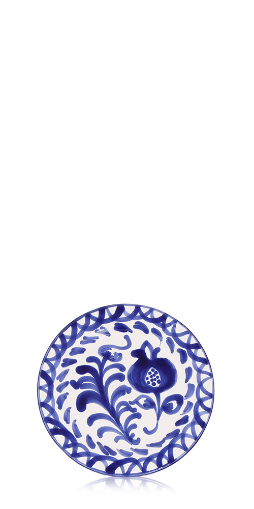 MINI plate with hand painted designs