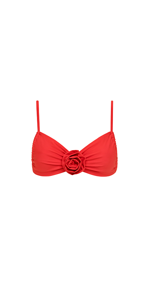 Cherry Devin Rosa Bikini Top
