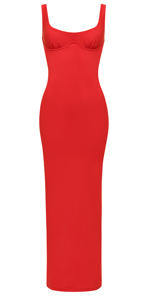Cherry Kaia Long Dress
