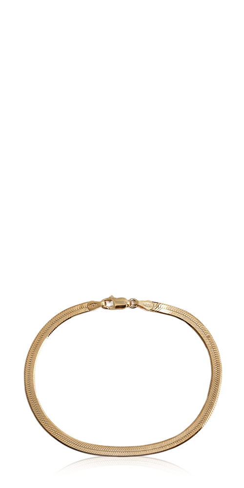 Vermeil Herringbone Bracelet