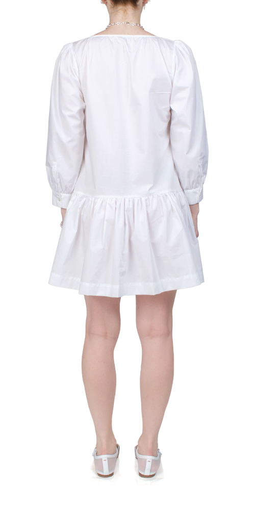 Delia Dress White