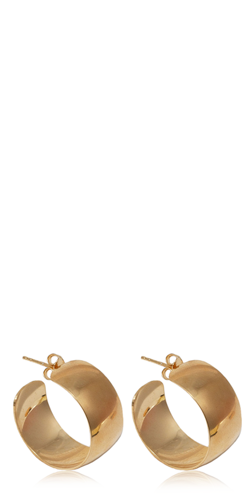 Mini XL Dome Hoop Earrings