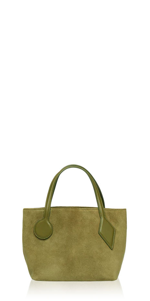 Sprout Tote Micro Herb Suede