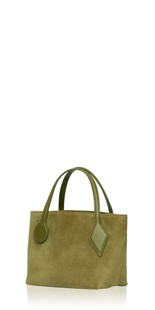 Sprout Tote Micro Herb Suede