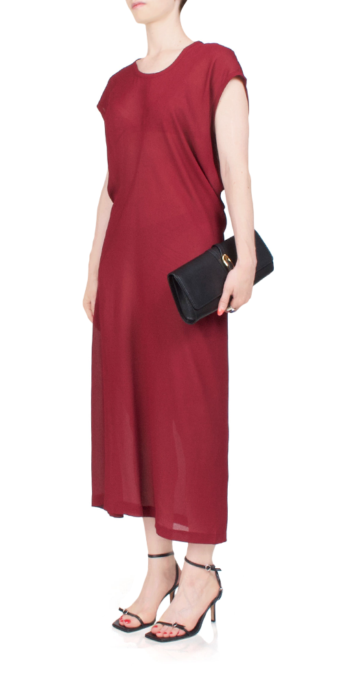 S-Curve Dress Bordeaux