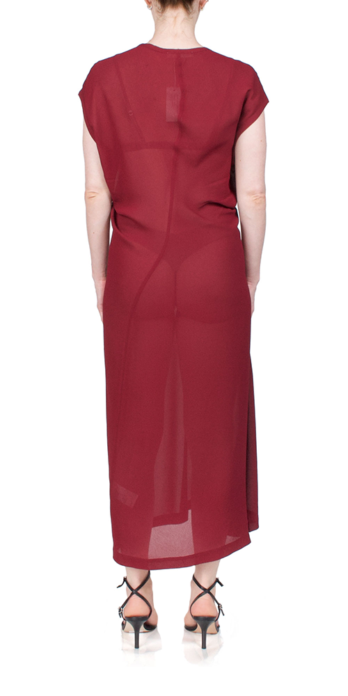 S-Curve Dress Bordeaux